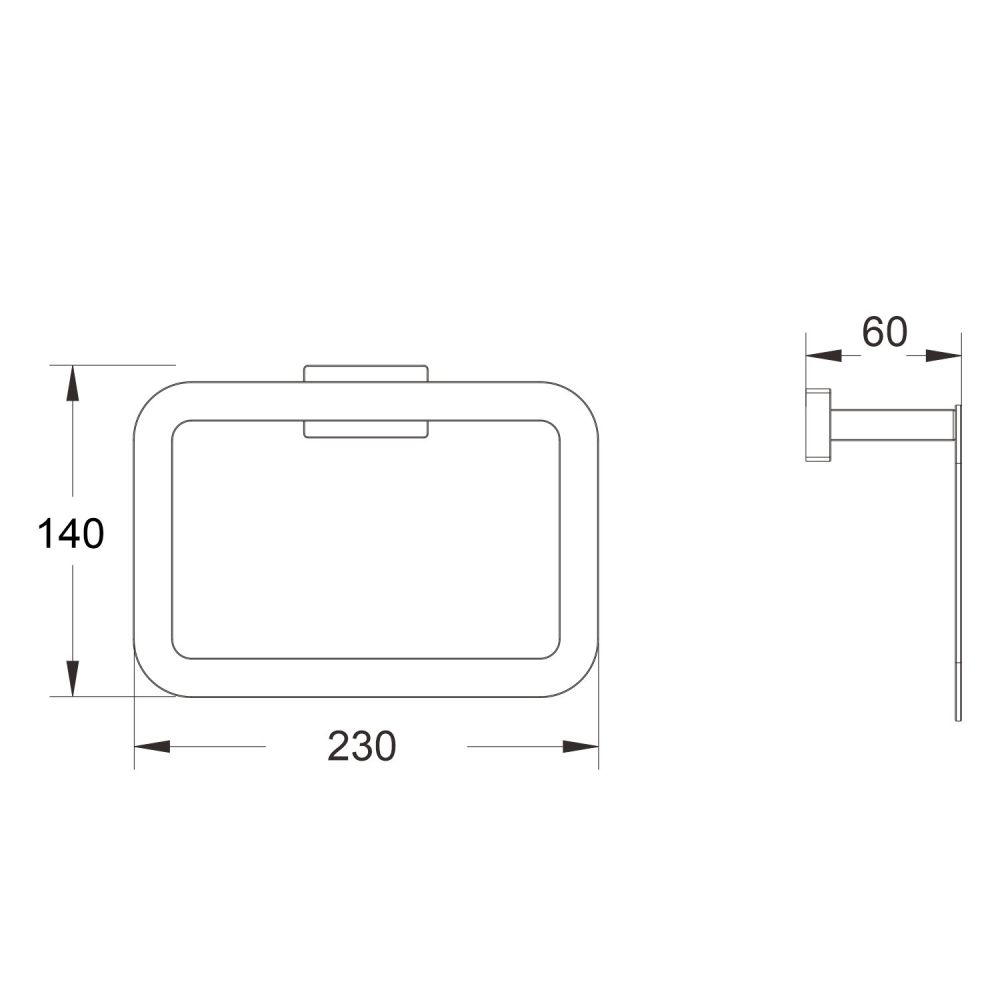 Кольцо для полотенец Shevanik SG5606G, золотой сатин