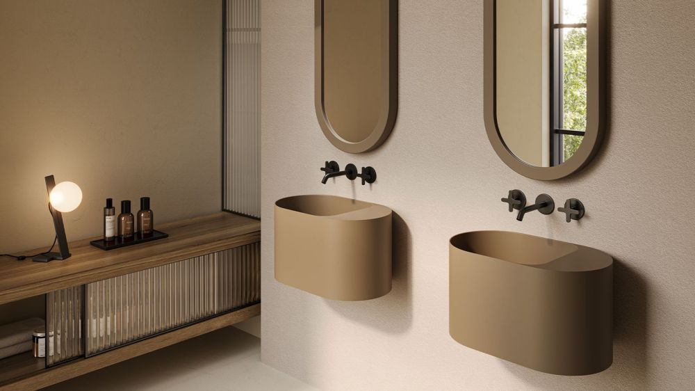 Zenon Guadiana, подвесная раковина закругленной формы, 50х30хh28 см, цвет белый матовый, артикул 4000.000.000.000.39674