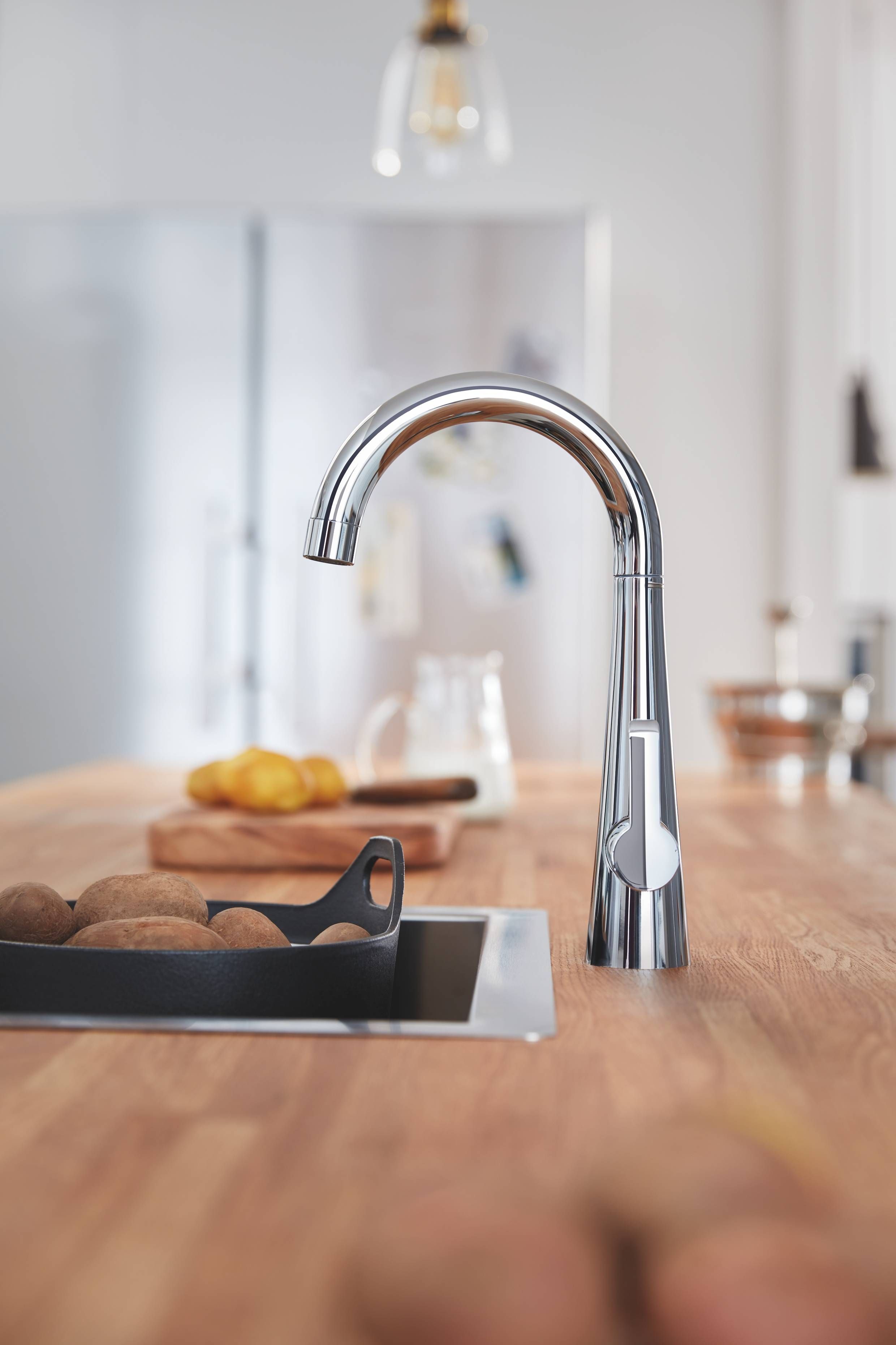 Вентиль вертикальный для подачи фильтрованной воды GROHE Zedra, хром (30026002)