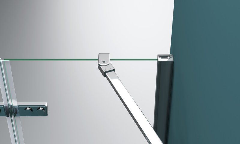 Душевая дверь BelBagno KRAFT-B-12-60/20-C-Cr-L Душевая дверь BelBagno KRAFT-B-12-60/20-C-Cr-L