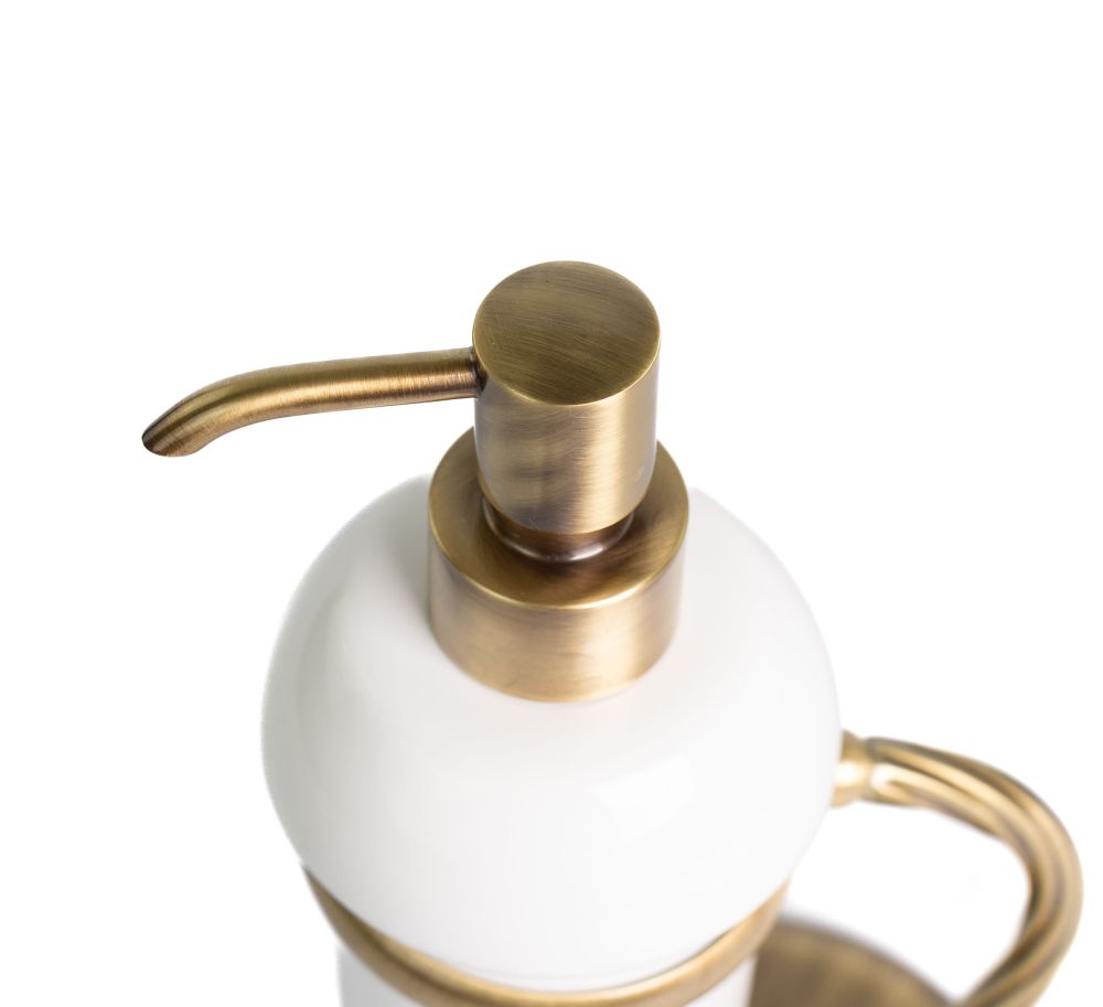 Stil Haus Giunone, настольный керамический дозатор, цвет бронза