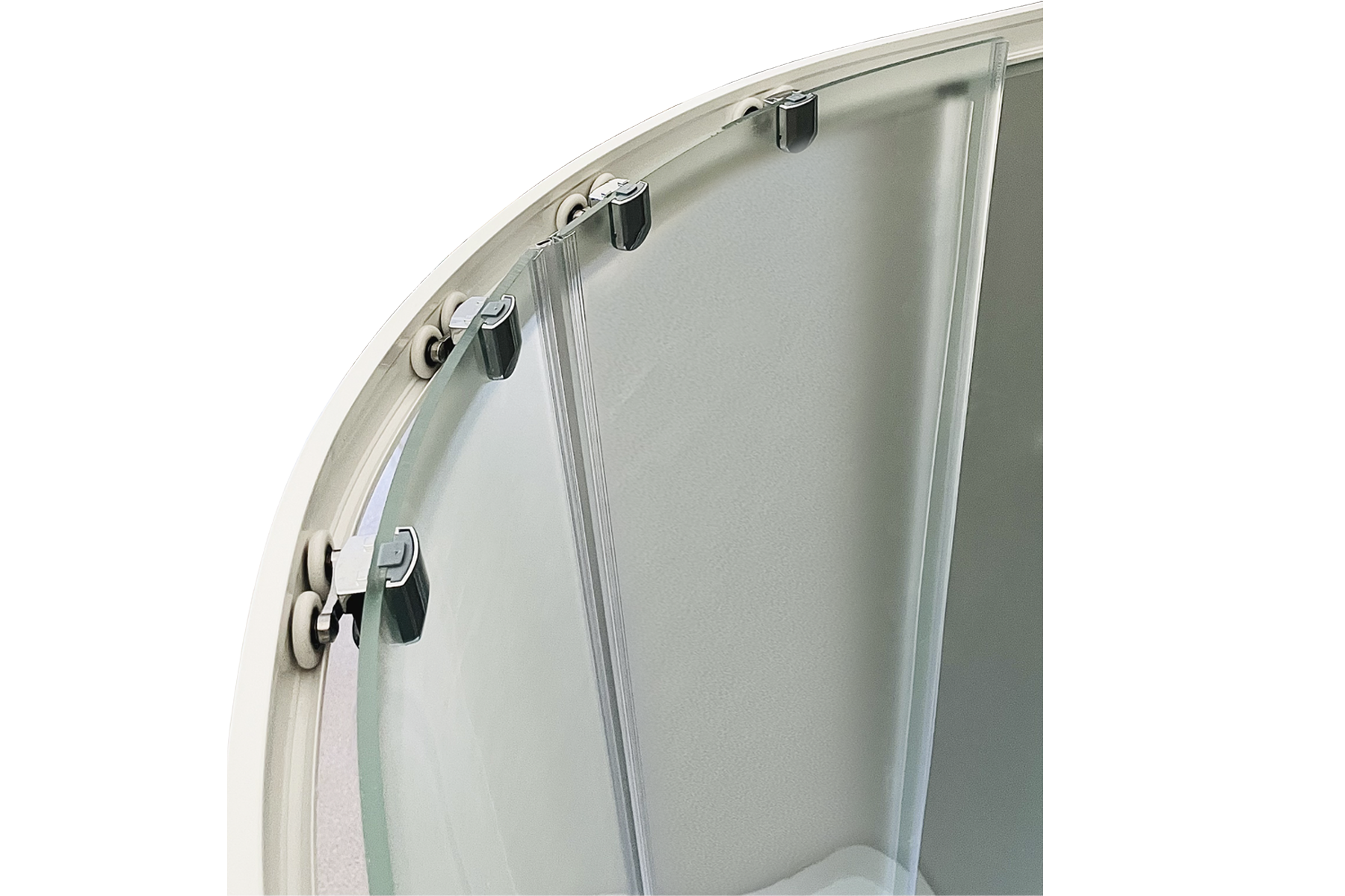 Душевой угол Royal Bath RB 8120BK-C (матовое) левый