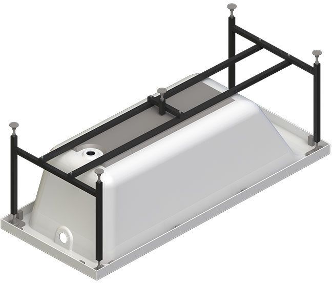 Акриловая ванна Radomir Vannesa Агата 3 175x75 2-01-0-0-1-227Р Белая без гидромассажа