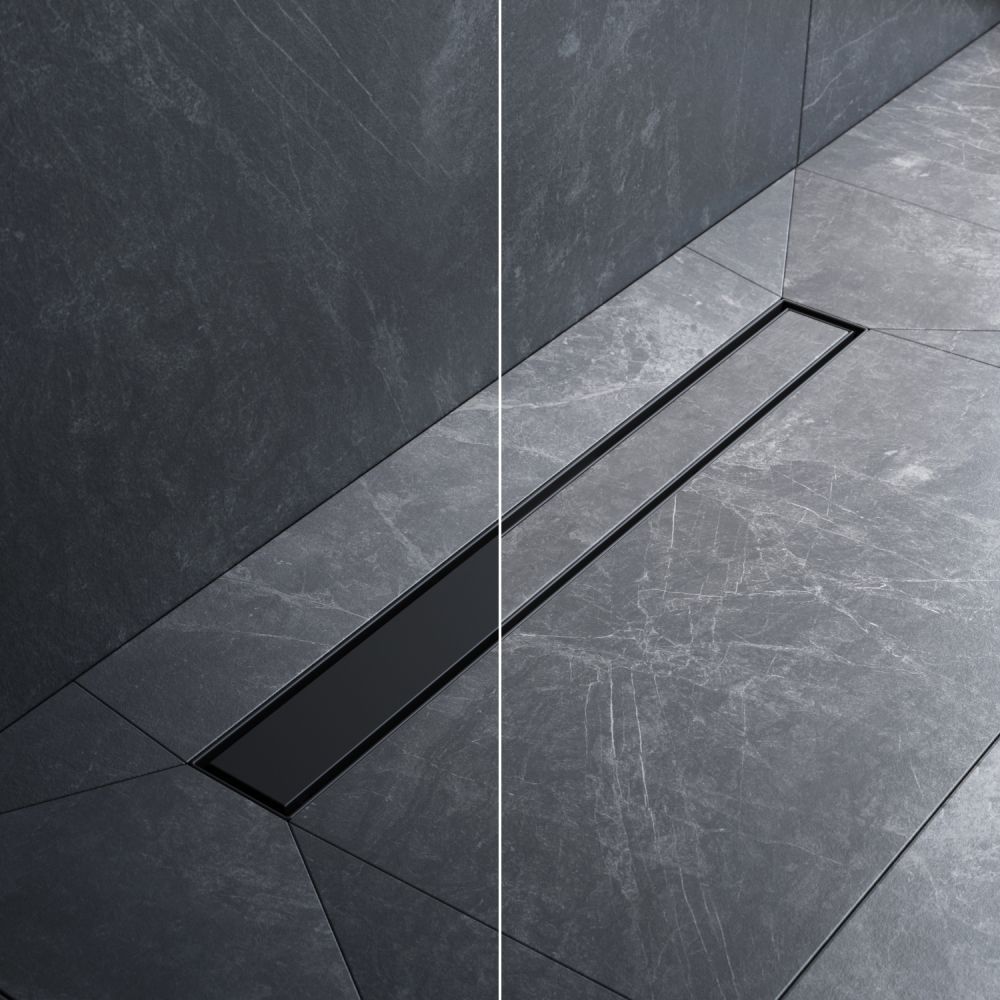 W01SC-U11-060-04BM MasterFlow Трап для душа линейный универс затвор Tile 60см цвет черн мат W01SC-U11-060-04BM MasterFlow Трап для душа линейный универс затвор Tile 60см цвет черн мат