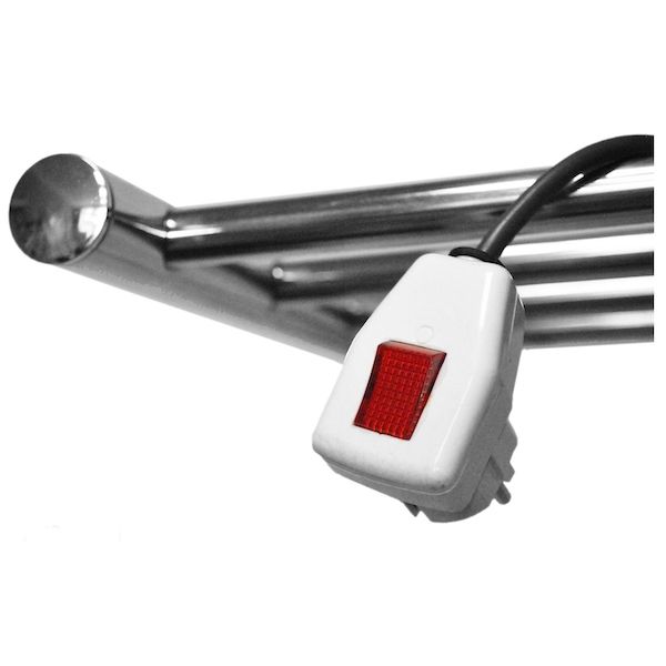 Электрический полотенцесушитель Domoterm Полка DMT-T4 38*53 EK L Хром