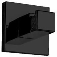 Colombo Basic Q Крючок одинарный, подвеснй, цвет: черный матовый Colombo Basic Q Крючок одинарный, подвеснй, цвет: черный матовый