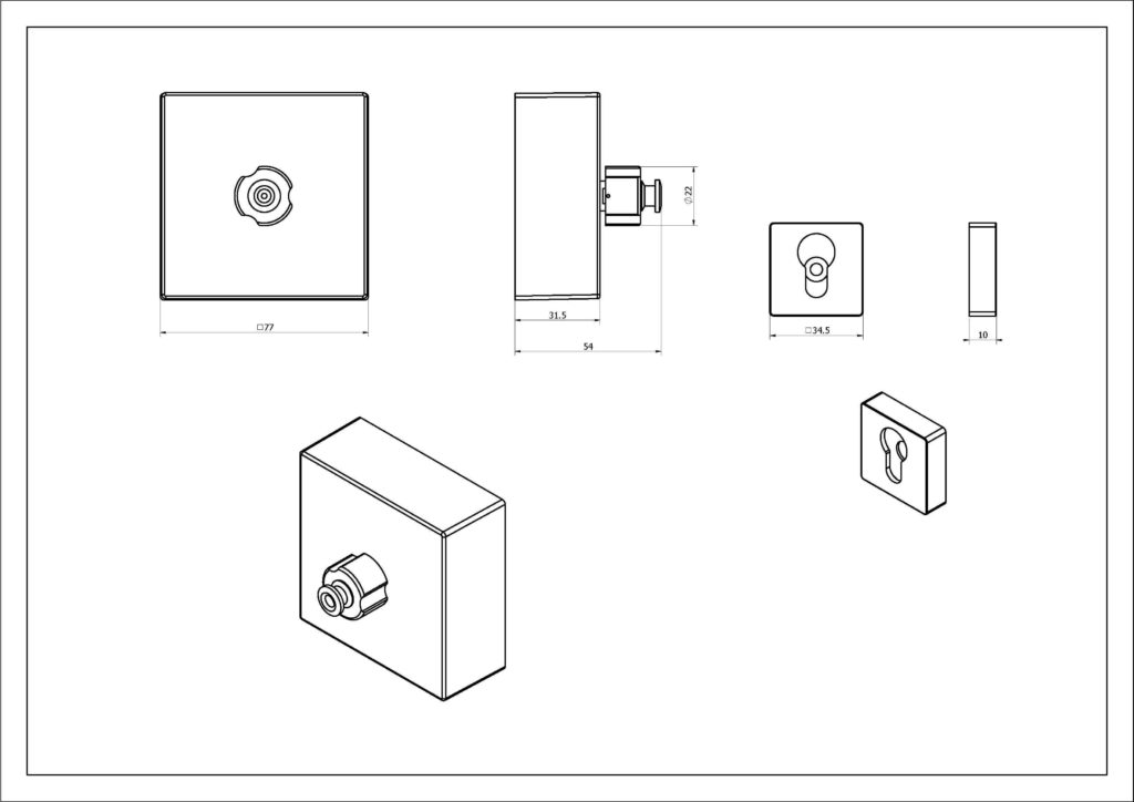 Аксессуар для ванных комнат Black&White SN-0295