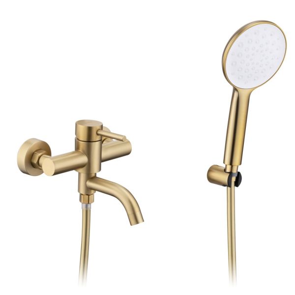 Смеситель для ванны Prohanss P31.30.03, золотой сатин