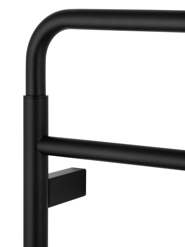 Полотенцесушитель электрический WONZON & WOGHAND WISMAR, Черный (WW-AL202-MB)