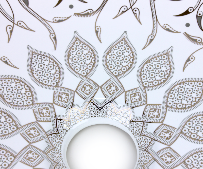 Раковина чаша Bronze de Luxe Persia 2008, белый, артикул 2008