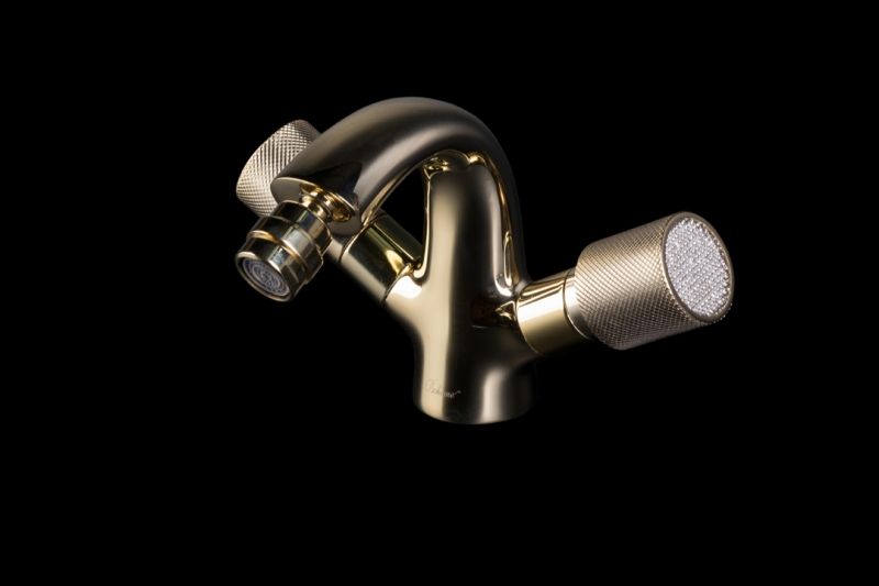 Смеситель для биде Boheme Royal Cristal 296-RoyalCRST Золото