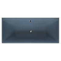 Duravit Vitrium Ванна прямоугольная  пристенная  1800x800мм, с ножками, с2 наклонами для спины, цвет синий матовый