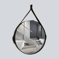 Зеркало VLM-2N700 D700 на кожаном ремне, цвет черный