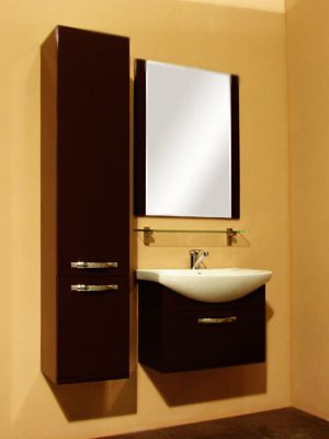 Тумба под раковину АКВАТОН АРИЯ 59,4 1A134001AA010 (подвесная, белый глянец), шт