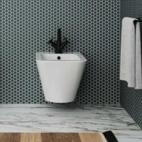 AZZURRA BUILD  Биде подвесное 55х36х32 см. с 1 отв. под смеситель , цвет белый