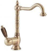 Смеситель Для Раковины CEZARES Elite-2 Бронза (ручка Орех) Opadiris