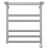 Электрический полотенцесушитель Terminus Хендрикс П6 500x596 4660059921273 с полкой Хром