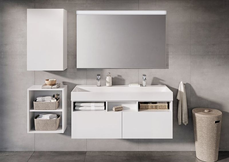 Зеркало Ravak Natural 120 с подсветкой Белое