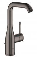 Смеситель для раковины GROHE Essence New с донным клапаном, L-Size, темный графит глянец (32628A01) Смеситель для раковины GROHE Essence New с донным клапаном, L-Size, темный графит глянец (32628A01)