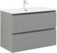 Тумба под раковину Aquanet Джейн (Flat) 90 мисти грин Тумба под раковину Aquanet Джейн (Flat) 90 мисти грин