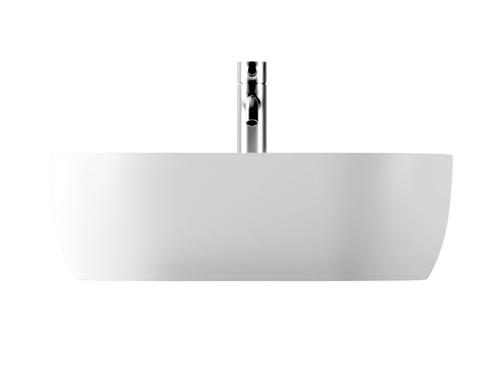 Alice Unica, накладная овальная раковина 55x36x17h см, цвет серый матовый, артикул 32120119