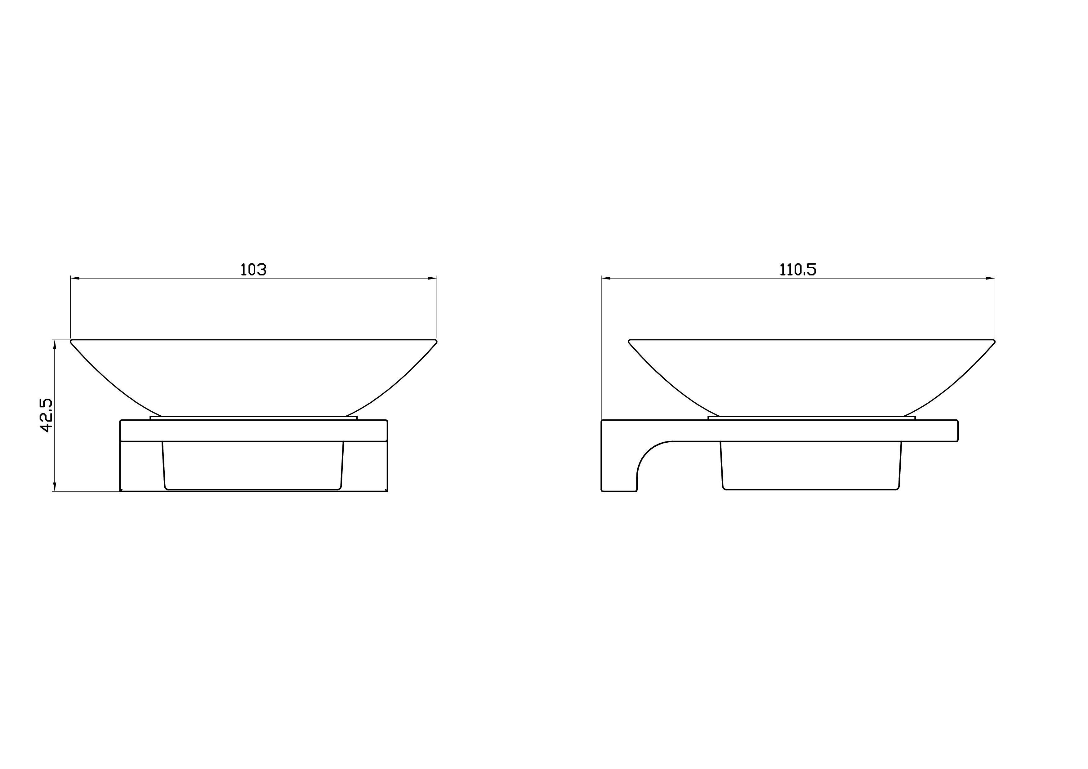 Мыльница с держателем WONZON & WOGHAND ECLIPSE, Глянцевое золото (WW-9122-LG) Мыльница с держателем WONZON & WOGHAND ECLIPSE, Глянцевое золото (WW-9122-LG)