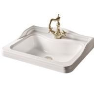 IMPERO Раковина 60 см. композит, белая