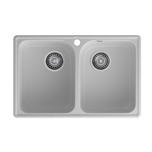 Кухонная мойка GranFest QUARZ 15, серый