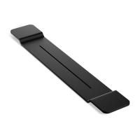 Полка, Decor Walther, Stone, прямоугольная, одноярусная, ширина, мм-950, глубина, мм-150, высота, мм-30, тип установки-на ванну, без креплений, цвет-черный матовый