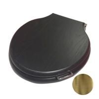 Devon Etoile/New Etoile Сиденье для унитаза из массива дуба, цвет: темный/петли состаренная бронза с микролифтом