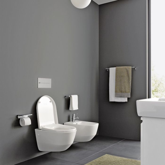 Laufen Pro Биде подвесное 53x36x33,5 см, с 1 отв. под смеситель,  без боковых отверстий для подвода воды, цвет: белый c покрытием LCC