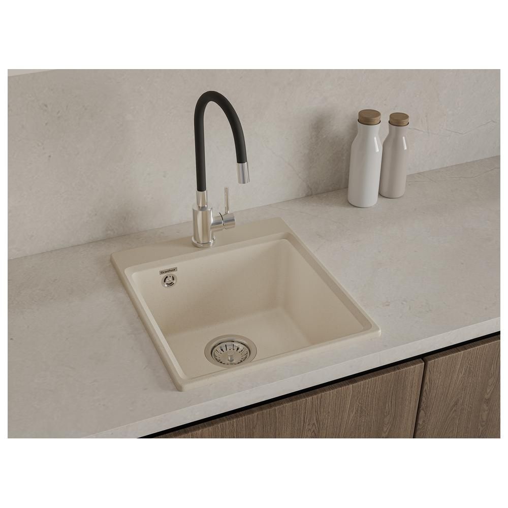 Кухонная мойка GranFest GF-LV-420, кашемир, артикул GF-LV-420 кашемир