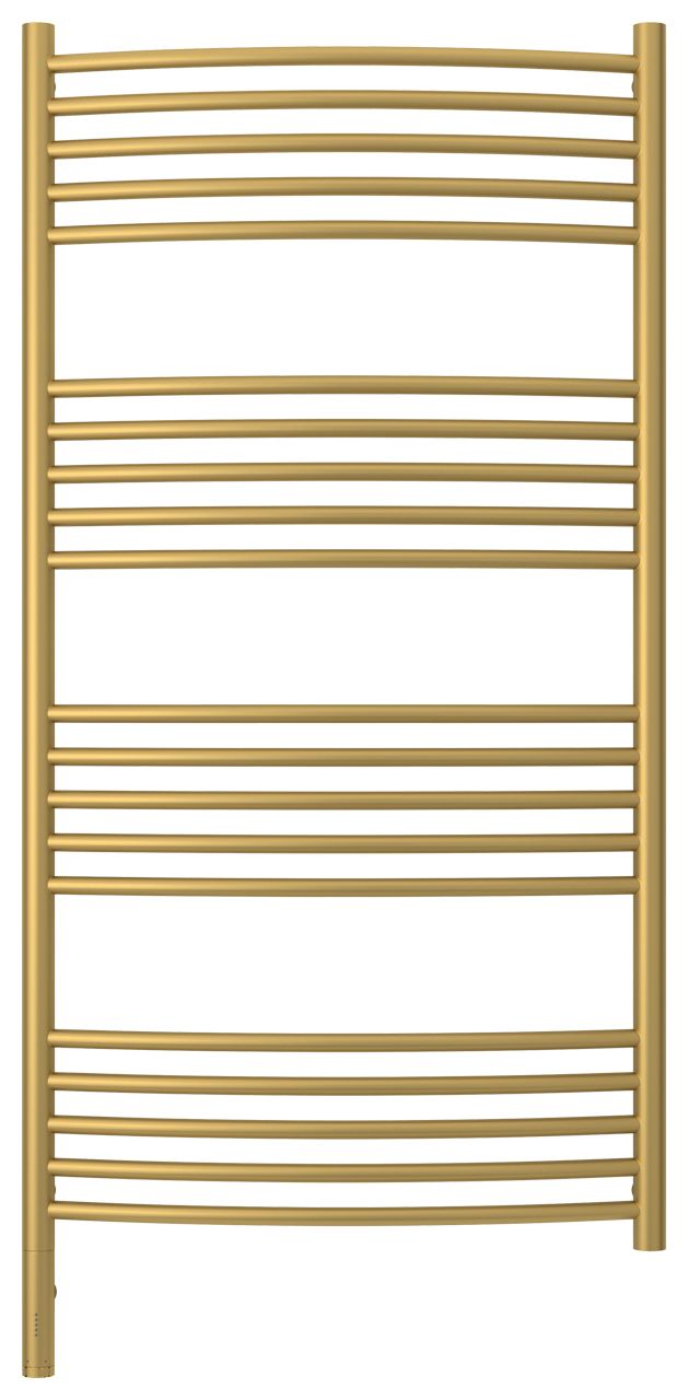 Полотенцесушитель электрический "БОГЕМА 3.0" 1200х600 / МЭМ левый (Матовое золото)