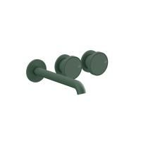 GESSI Origini Смеситель для раковины встраиваемый с изливом на 3 отв, в компл с отд вставкой, цвет Matte Agave (внешняя часть)