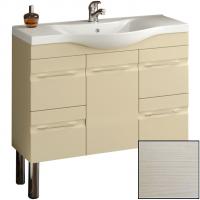 Тумба с раковиной SanVit Прима 90 kprim090 с фактурой под дерево прямые ручки Лиственница