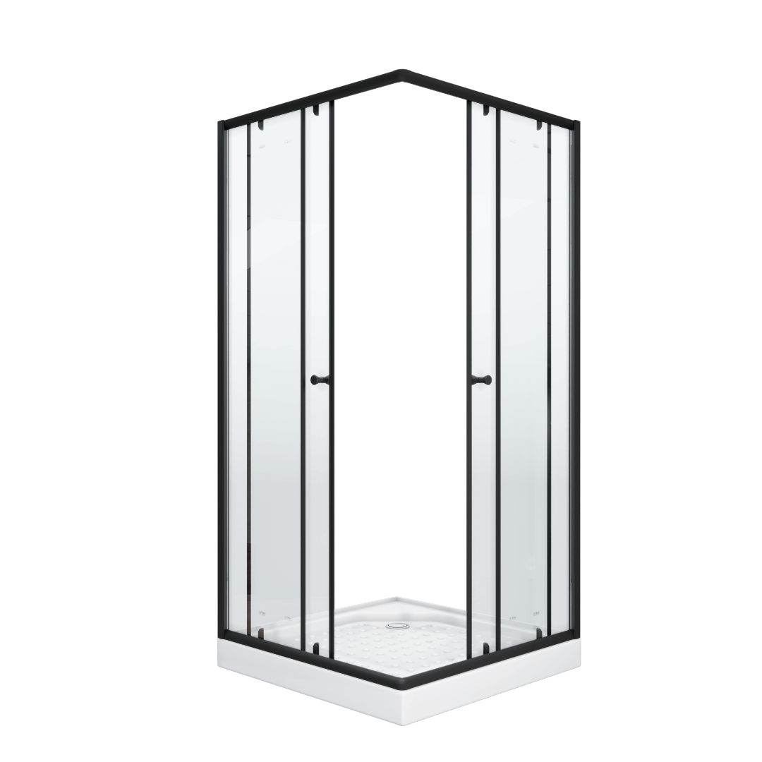 Уголок ZEQ911B душевой PARLY с поддоном