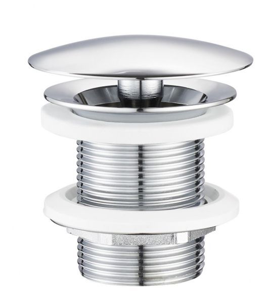 CZR-А81-01 Выпуск для раковины с фиксированной декоративной крышкой, хром