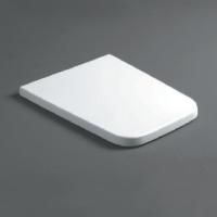 Simas Degrade Cиденье для унитазов укороченных DE21/28, цвет белый/шарниры хром (микролифт)