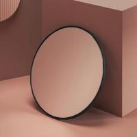 Artceram Б/С Зеркала Зеркало Ø 85 см в металлической раме с LED-подсветкой и сенсорным выключателем, цвет черный матовый