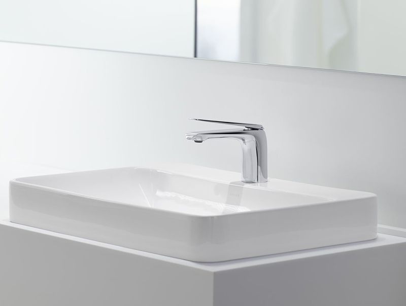 E97345-CP смеситель для раковины AVID, с дон. клапаном (хром)