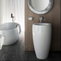 Laufen Alessi One Раковина пристенная 52х53х85см с 1 отв. под смес, крепл к стене, сифон, д/клапан, с покр. LLC, цвет: белый Laufen Alessi One Раковина пристенная 52х53х85см с 1 отв. под смес, крепл к стене, сифон, д/клапан, с покр. LLC, цвет: белый