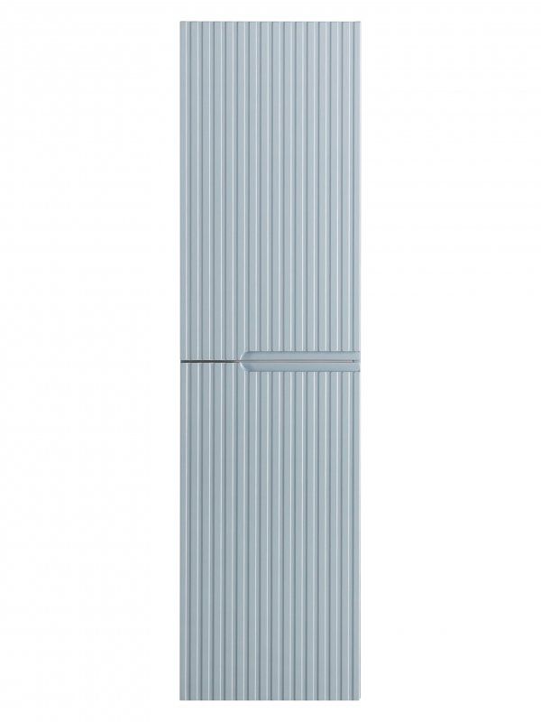 DUET Шкаф подвесной с двумя распашными дверцами с доводчиками, с двумя полками, универсальный, Серый жемчужный, 400x300x1500, DUET-1500-2A-SC-GPR-P, артикул DUET-N-1500-2A-SC-GPR-P