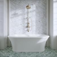 Devon Сифон для ванны AURORA/Diva/Celine/Wave с донным клапаном, цвет: хром