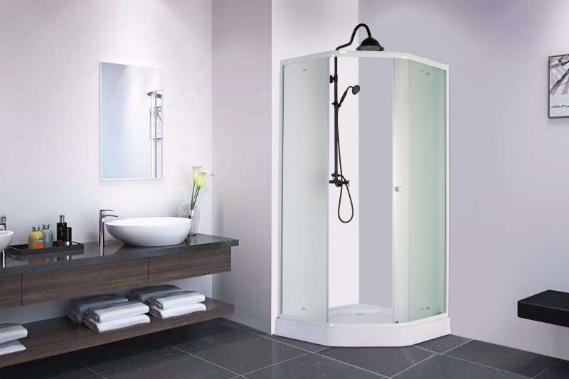 Душевой уголок Parly ZEP91F 90х195 профиль Белый стекло матовое