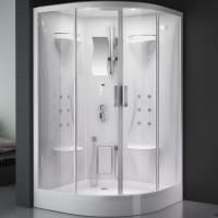 Душевая кабина SSWW WU108A 120х120 с гидромассажем профиль Белый задние стенки Белые Душевая кабина SSWW WU108A 120х120 с гидромассажем профиль Белый задние стенки Белые