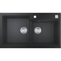 Мойка GROHE K500 с 2 чашами, 860 x 500 мм, черный гранит (31649AP0) Мойка GROHE K500 с 2 чашами, 860 x 500 мм, черный гранит (31649AP0)