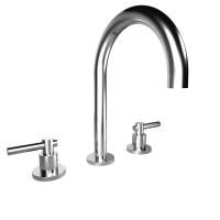 Bongio T Lever Смеситель для раковины на 3 отв., цвет хром