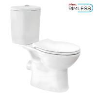 Унитаз компакт безободковый GURAL Carmina Slim с Soft Close CA48KLZ00&CA09RZV00