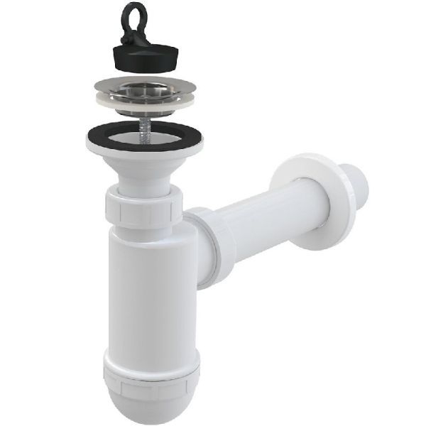 Сифон для раковины Alcaplast A41 Хром