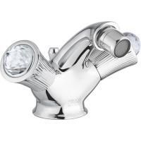 Fiore Venere Sky, двухвентильный смеситель для биде с донным клапаном, цвет хром - Swarovski